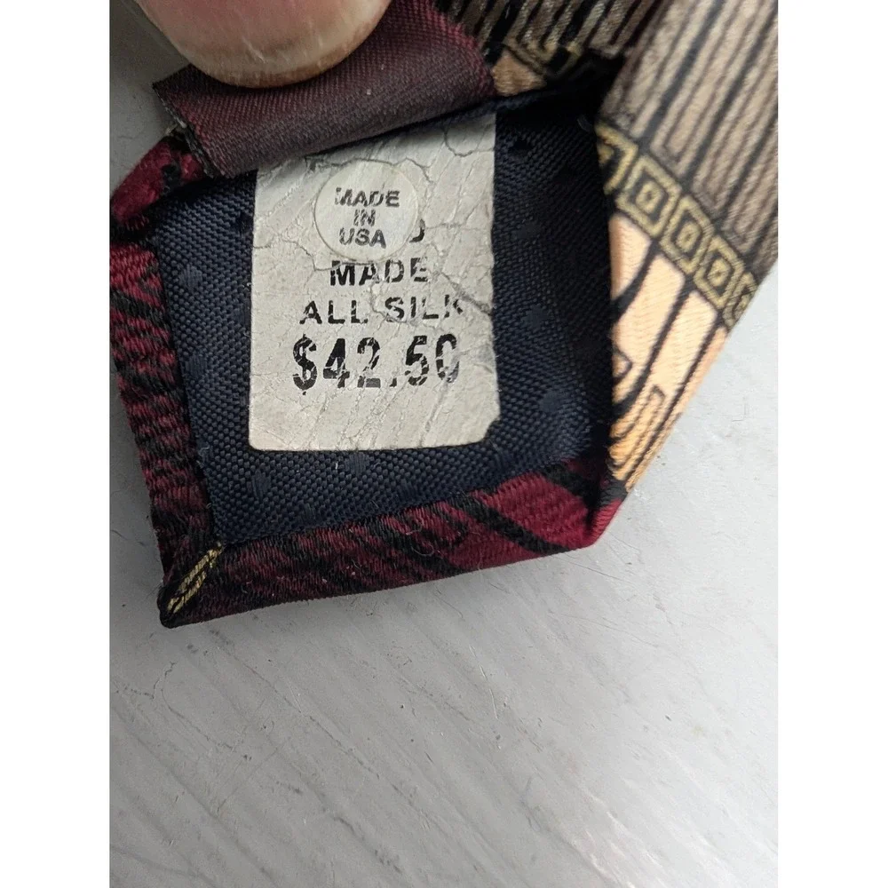 Umberto Bossi Men's All Silk Tie Roma‎ Milano Italian Hand Made Classic NEW